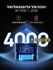 AFERIY P210 Portable Power Station 2400W 2048Wh, LiFePO4 Battery (4000+ Cycles), 13 Outputs APP Control, 10ms UPS Home Backup