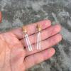 10pcs 1mL Mini Small Tiny Clear Cork Stopper Glass Bottles