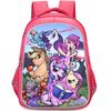 Little My Fashionable Pony Backpack For Young Girls Sweet And Fresh Style