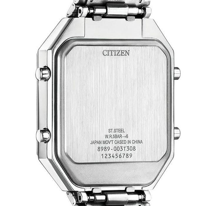 [Citizen Collection] CITIZEN RECORD LABEL Thermosensor Men's Watch JG2120-65A LCD/White