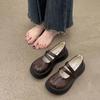 Fashion Woman PumpsLoafers Shoes for Women Mary Jane Round Toe Platform Cute Kawaii with Medium Heels Japanese Style Lolita Luxury Brand