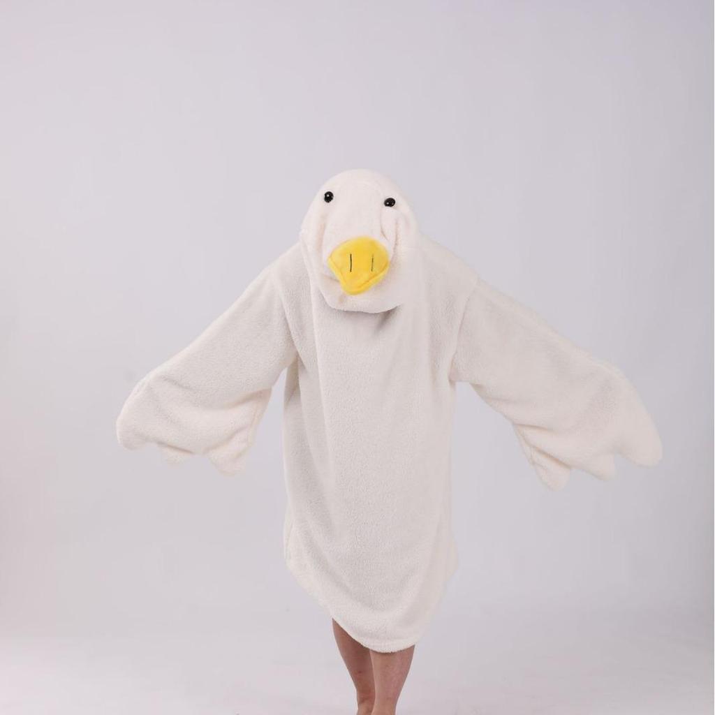 Pigiama con Oche in Pile Corallo Robe da Coppia – Spesso, Divertente, Lungo Camicia da Notte per Damigella d'Onore