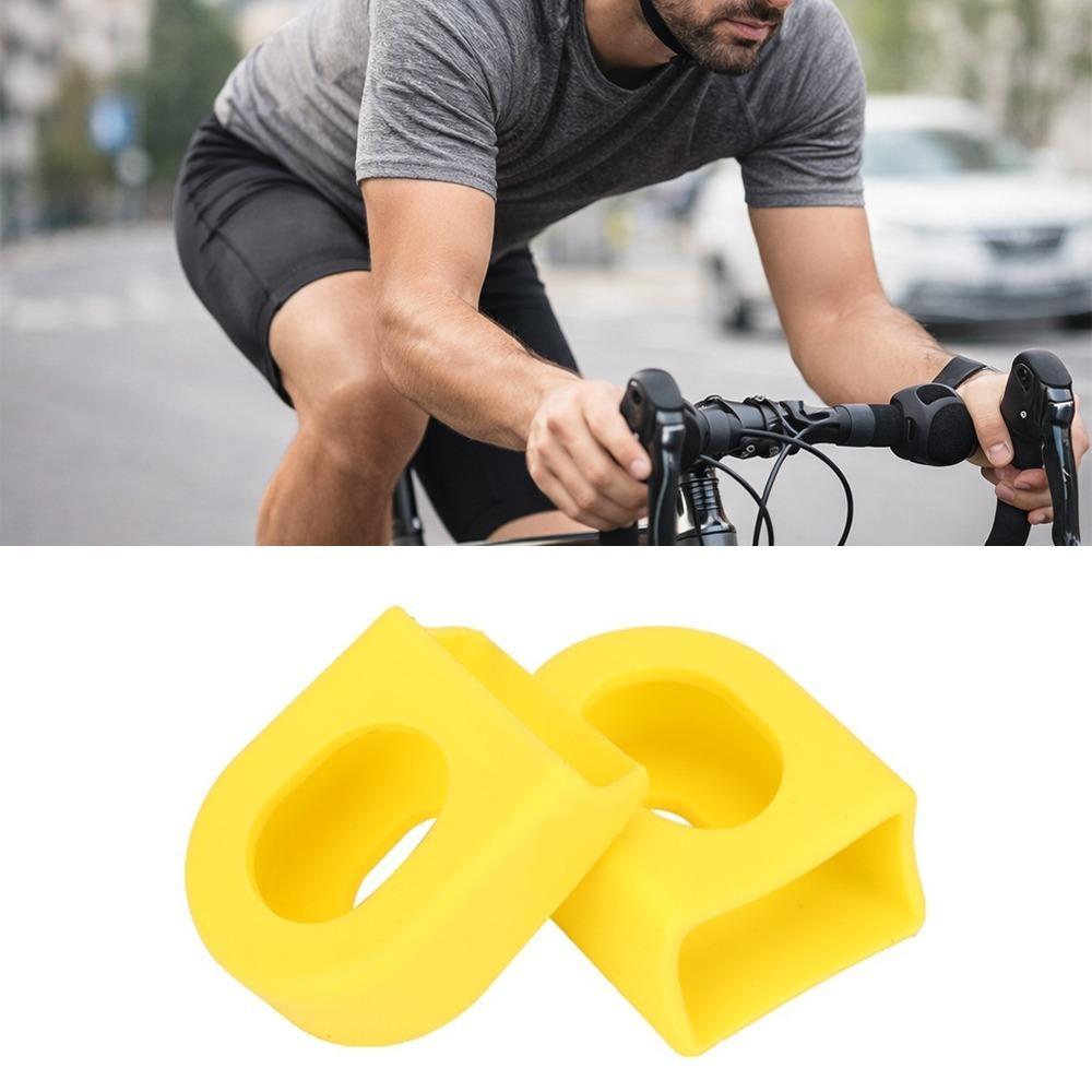 10PCS Soft Cycling Crank Boot Silicone Crank Arm Protectors Durable Crank Arm Cover  Bicycle Cycling