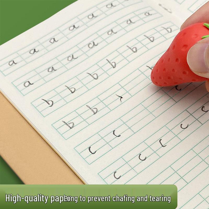 36K Pinyin Tianzige Math & Character Exercise Workbook for Grades K-3, Thick Paper