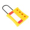 4 Holes Tagout Lockout Hasp Multi Function Insulated Secure Locking Tamper Proof for Padlocks