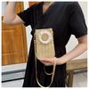Straw Woven Shoulder Bag for Women, Trendy Sunflower Crossbody Purse, Soft Casual Handbag KTB