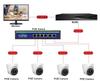 High-Definition 5MP POE Indoor Dome Surveillance Camera with Infrared Night Vision