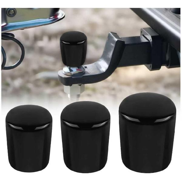 3PCS Trailer Hitch Ball Cover Kit,1-7/8",2",2-5/16" Trailer Ball Cover for Protecting Trailers Balls,Multi-Size Trailers Accessories Balls Hitch