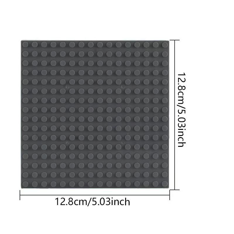 2PCS 16X16 Dots Small Particle Compatible DlY Building Blocks Baseplates BricksEducational Assemblage Base Plates Toys for Kids