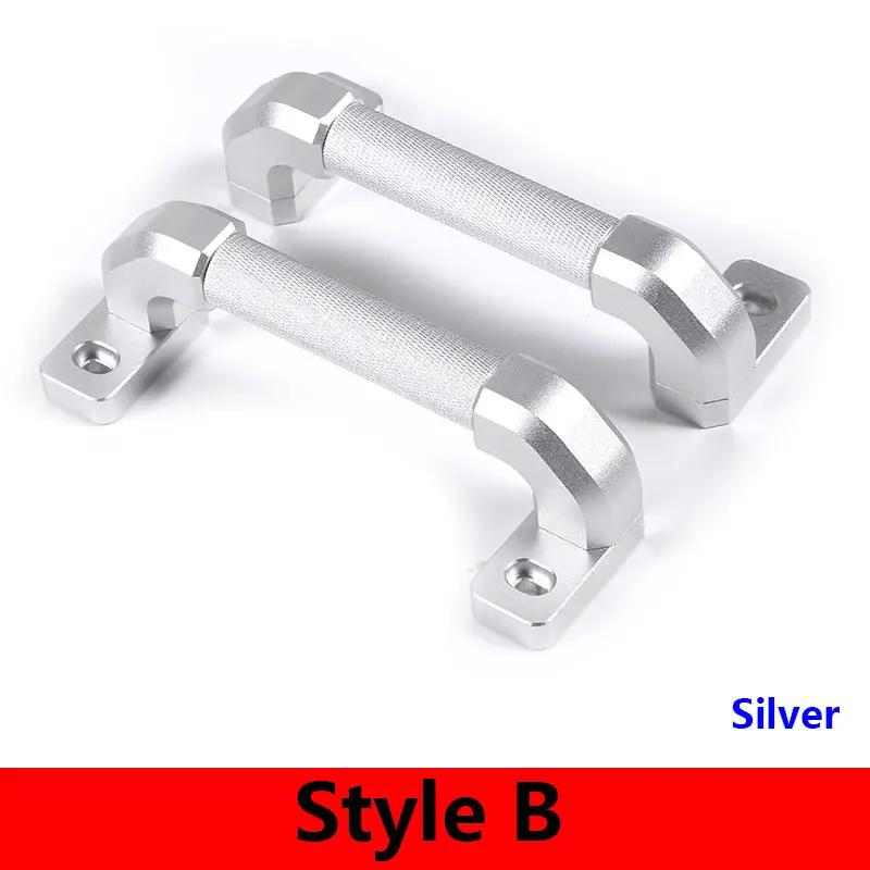 For Land Rover Defender 90 110 130 2014-2018 Aluminum Alloy Black Car Door Handle Trim Interior Car Accessories