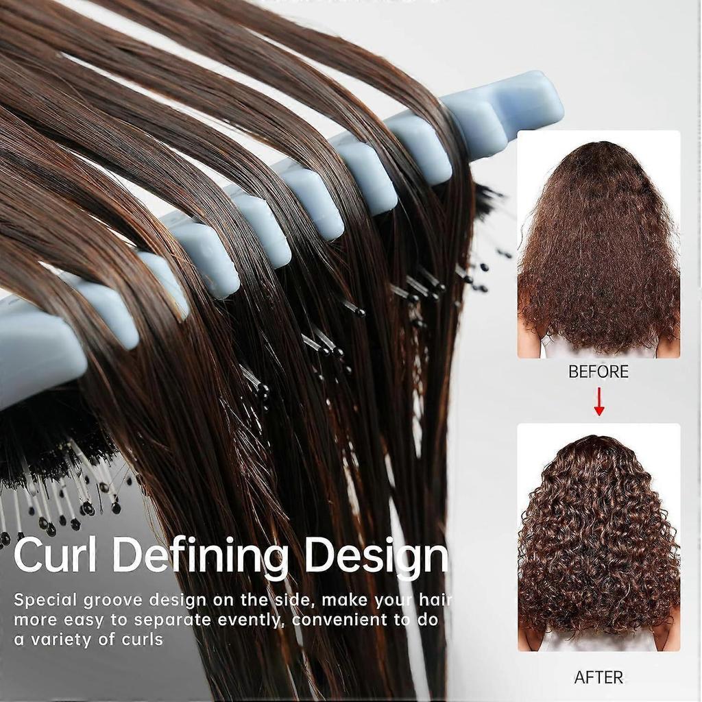 Bounce Curl Defining Brush+2 in 1 Electric Hair Treatment Applicator