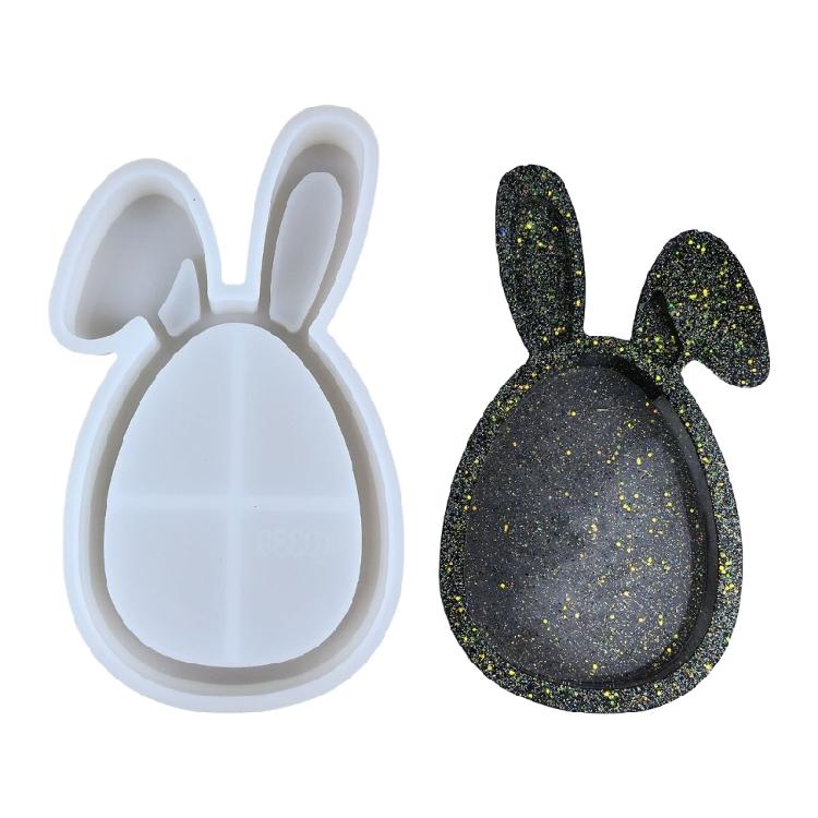 Flexible Rabbits Ear Silicone Mold Crafting Supplies Reusable Mold Tray Mold for Resin Art and Decorative Home Ornament 1