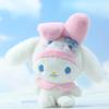 Model New Cartoon Plush Toys Keychain Cute Kawaii Ornaments Cute Pink Cinnamoroll Kuromi My Melody Anime Peluche