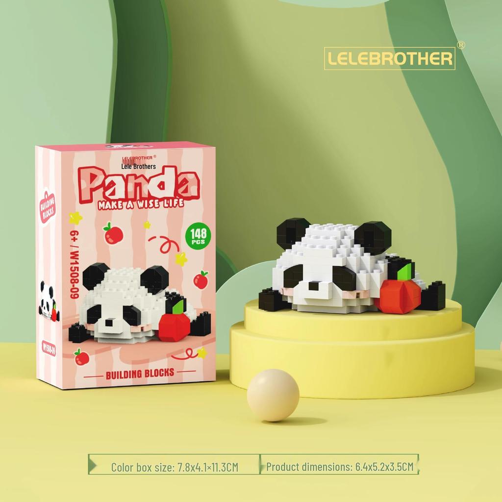 Compatible Lego Panda Building Blocks: Educational Toys & Cute Ornaments for Kids