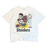 1996 Vintage Pittsburgh Steelers Weißes Grafik-T-Shirt (L)
