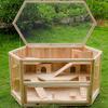 Fashion Three Layer Solid Wooden Hamster Cage
