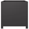 Vidaxl Garden Planter, Black, 50X50X50 Cm, Steel