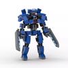 Kompatible Bausteine MOC Kleinformatige Mechs Pazifikkrieg: Streunerhunde, Gefährliche Streunerhunde Roboter für Jungen