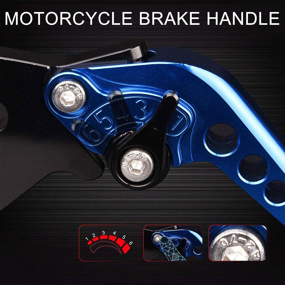 2Pcs Universal Motorcycle CNC Aluminum Alloy Clutch Brake Handle Drum Lever For YAMAHA Honda Suzuki Kawasaki Motor Accessories