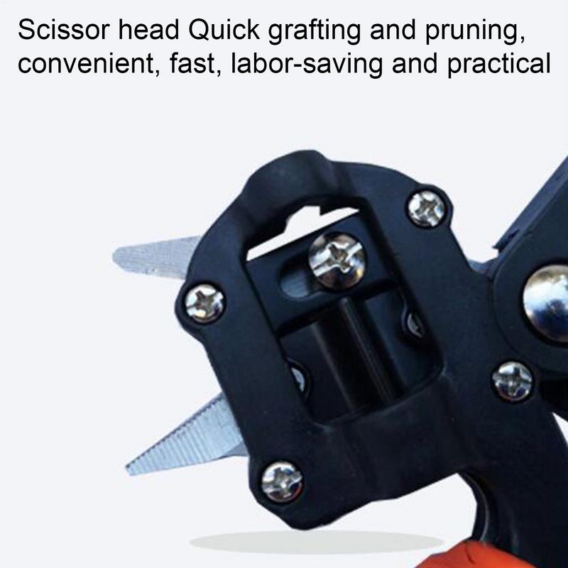Garden Scissors Fruit Tree Garden Grafting Tool 2-in-1 Gardening Branch Cutting Hand Shears With Ergonomic Grip For Planting