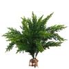 Artificial Green Pine and Cypress Leaves for Indoor/Outdoor Decoration, Soft Rubber, DIY Christmas Accessories