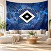 Hamburger SV Football Wall Tapestry, Soft Fabric Wall Hanging, Decorative Backdrop For Bedroom Home Wall Art