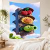 Plants Vs. Zombies Wall Tapestry Retro Boho Made for Reading Corner Living Room Dorm Wall Indoor Gallery Wall Gift for Thanksgiving Christmas