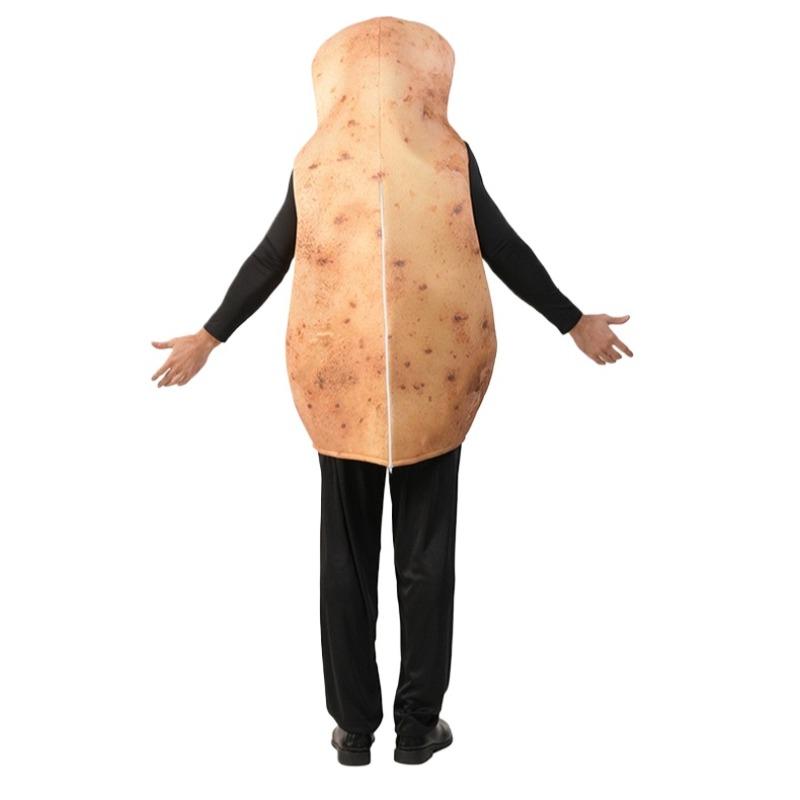 Unisex Tomato Costume for Adults - Funny Vegetable Dress-Up for Halloween, Cosplay Stage Performances