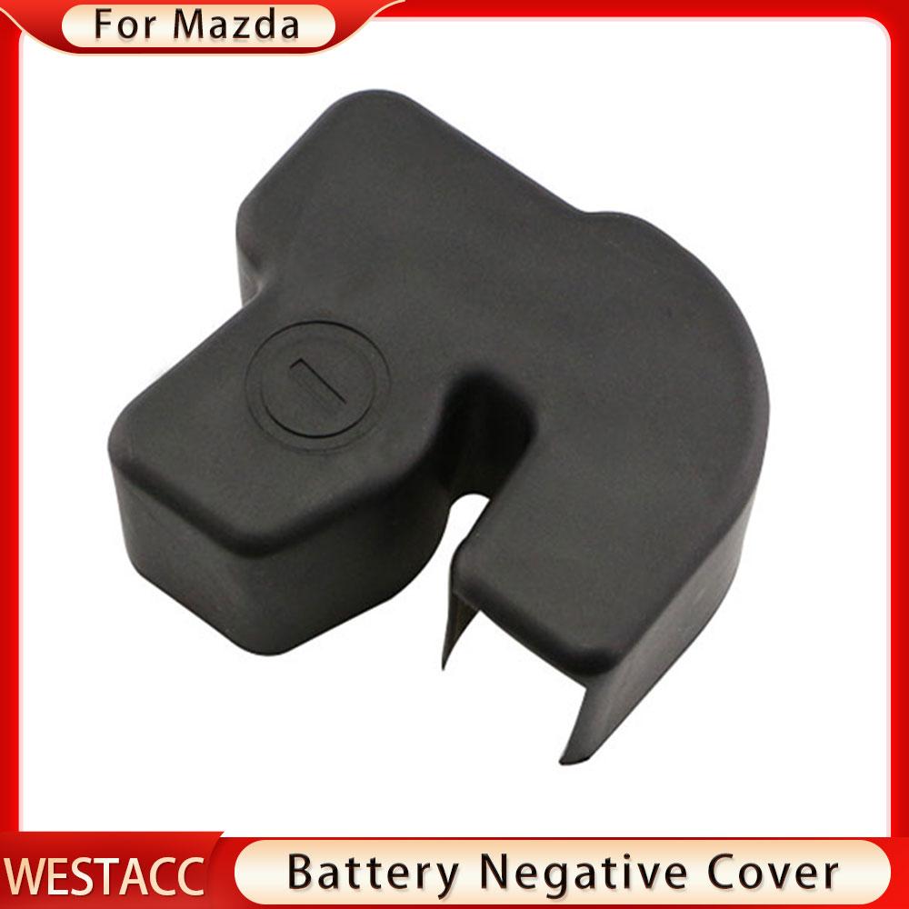 Cubierta Negativa del Ánodo de la Batería del Coche para Mazda 2 3 6 CX-5 CX-4 CX5 Axela Atenza 2013-2018 Protector de Electrodo Protector de Terminal