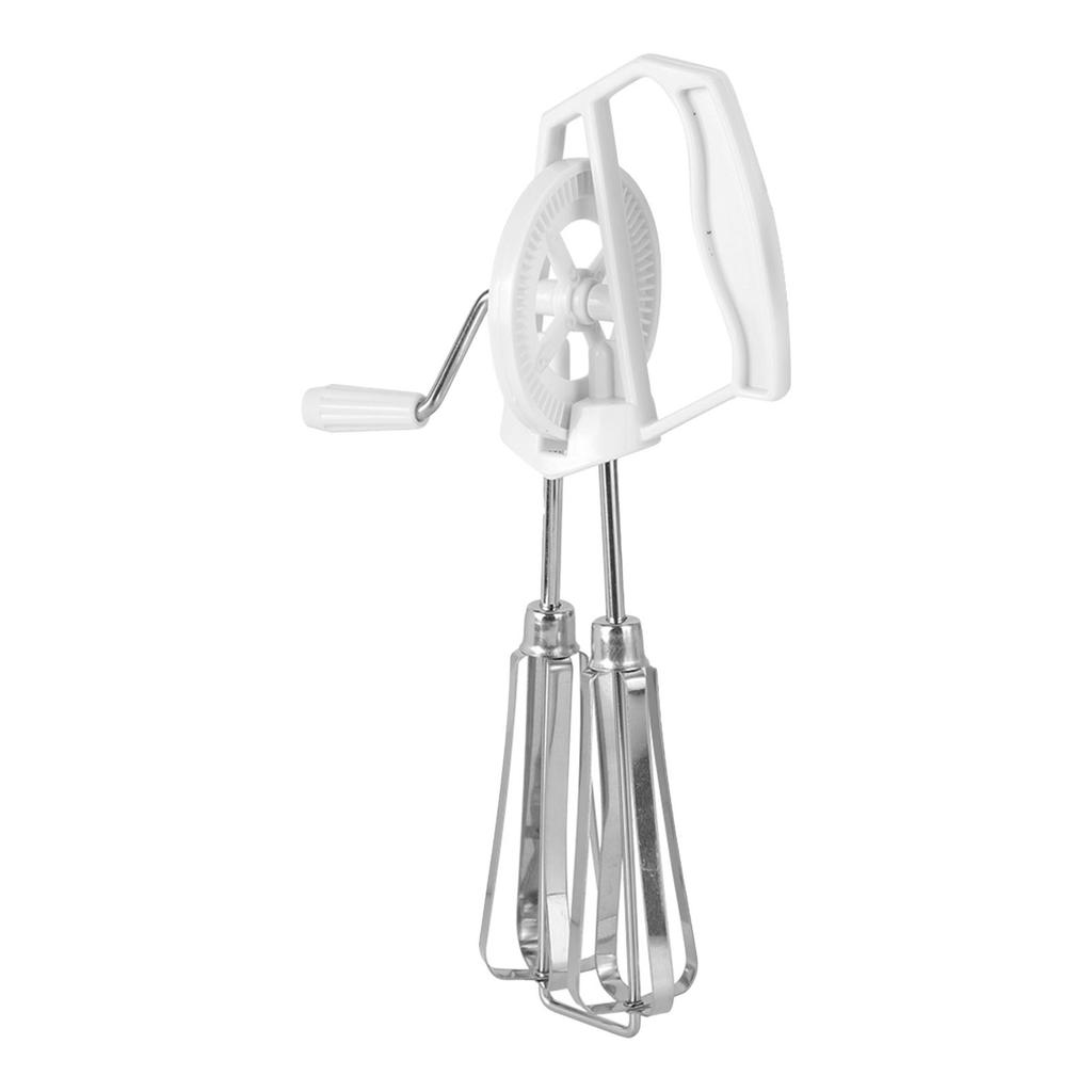 Stainless Steel Handheld Manual Egg Blender Mixer Beater Home Kitchen Cooking Tool