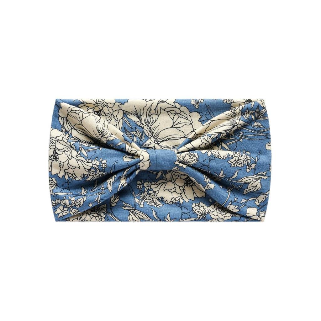 Women's European Bohemian-Style Cashew Flower Print Elastic Sports Headband