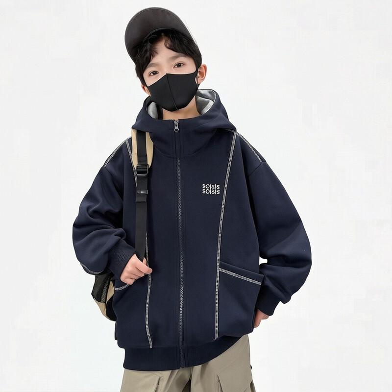 Frog Prince Boys  Fashion Hooded Jacket L
