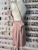 Korean Style Ice Silk Lace Backless Nightdress - Summer Sleepwear Short Skirt for Small Chest