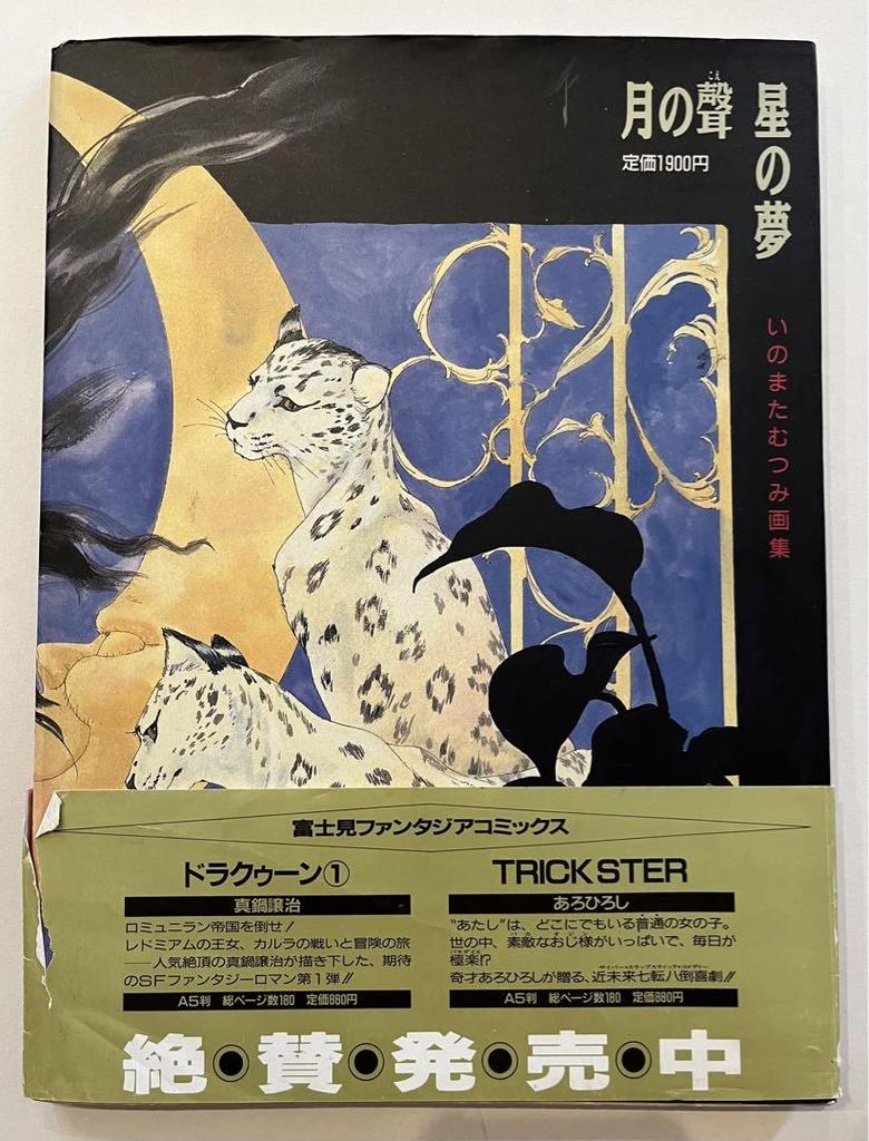 [USED] First edition of Mutsumi Mata's art book "Moon Voice Star Dream" with obi