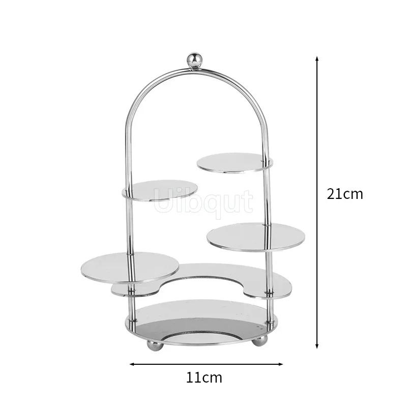 dessert table display rack bread table fruit tray Gold Dim sum Creative cake rack Restaurant Snack decoration Dessert rack
