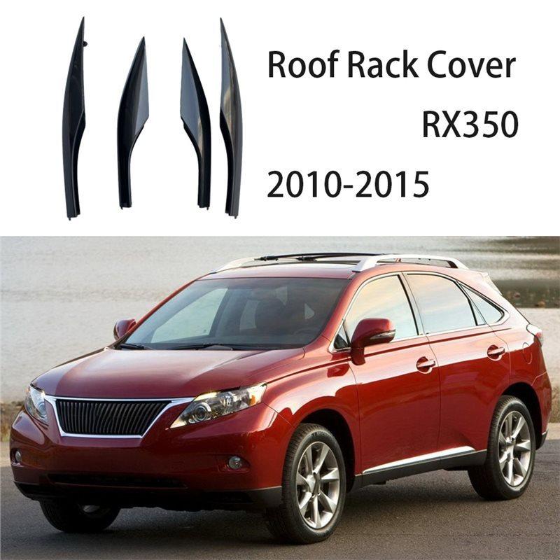 Svart Bil Takräcke Takreling Skyddshölje Ersättning För Lexus RX300/330/270/350/450 2010- 2015 Dekorativt Ändskydd