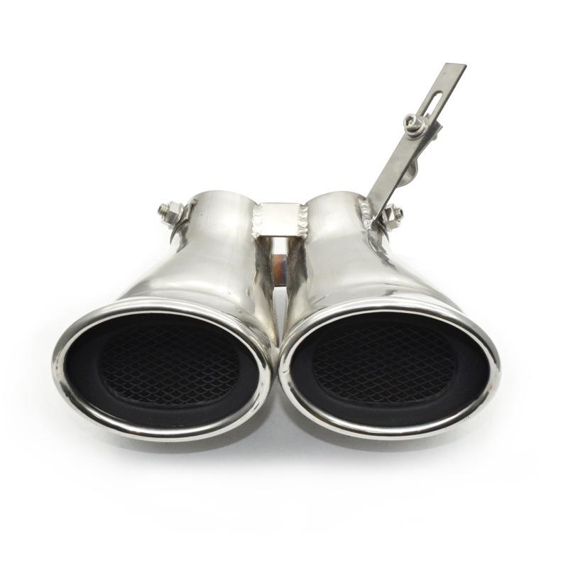 Mercedes-Benz W203 C200 Tailpipe Modification: Stainless Steel Exhaust Tip Decoration