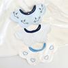 3pcs Set Breathable Drool Bibs Absorbent Bibs for Baby Girl Boy Baby Bib  Infant Daily Wear