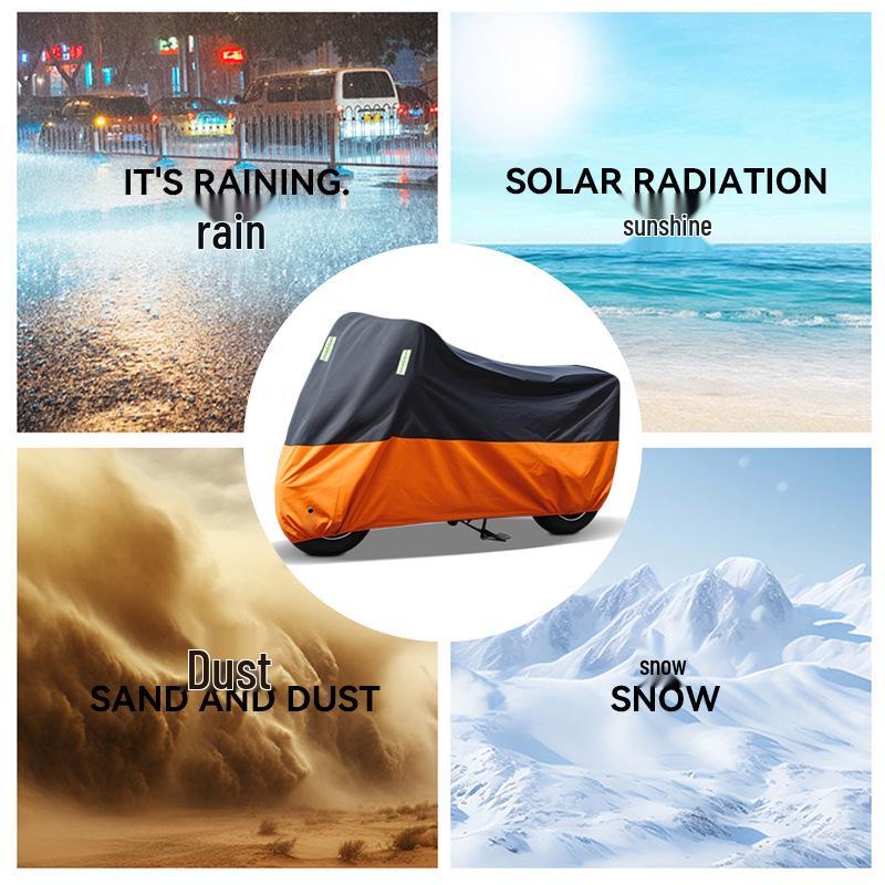 All-Weather Motorcycle Cover: Sun Protection, Rainproof, and Dustproof