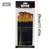 12Pcs/Set Multi-functional Painting Brush Set Acrylic Materials Drawing Supplies