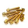10/15/20/25/30/35/40/45/50/60 Titanium Flange M6 M8 Hex Head Bolts Hex Head Screws  Motorcycle