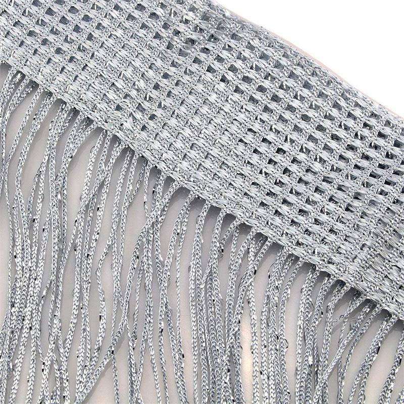 

2 шт. Блестящие нитяные шторы 39x79 дюймов Бахрома Панели Разделитель комнаты Москитная сетка для домашнего декора Двери Окна Свадебная вечеринка Отель Гостиная Дверные проемы серебряный