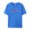FisherUnisex Tshirt Colorful Pattern Tops T Shirt Pure Cotton Unisex T Shirt Gift Tshirts Shirts Graphic Tee