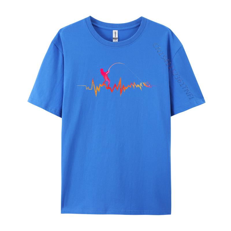 FisherUnisex Tshirt Colorful Pattern Tops T Shirt Pure Cotton Unisex T Shirt Gift Tshirts Shirts Graphic Tee