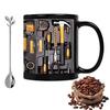 Mechanic Toolbox Coffee Mug Stylish Ceramic Tool Box Cup 11oz Tool-themed Gift for Mechanics Dad Husband