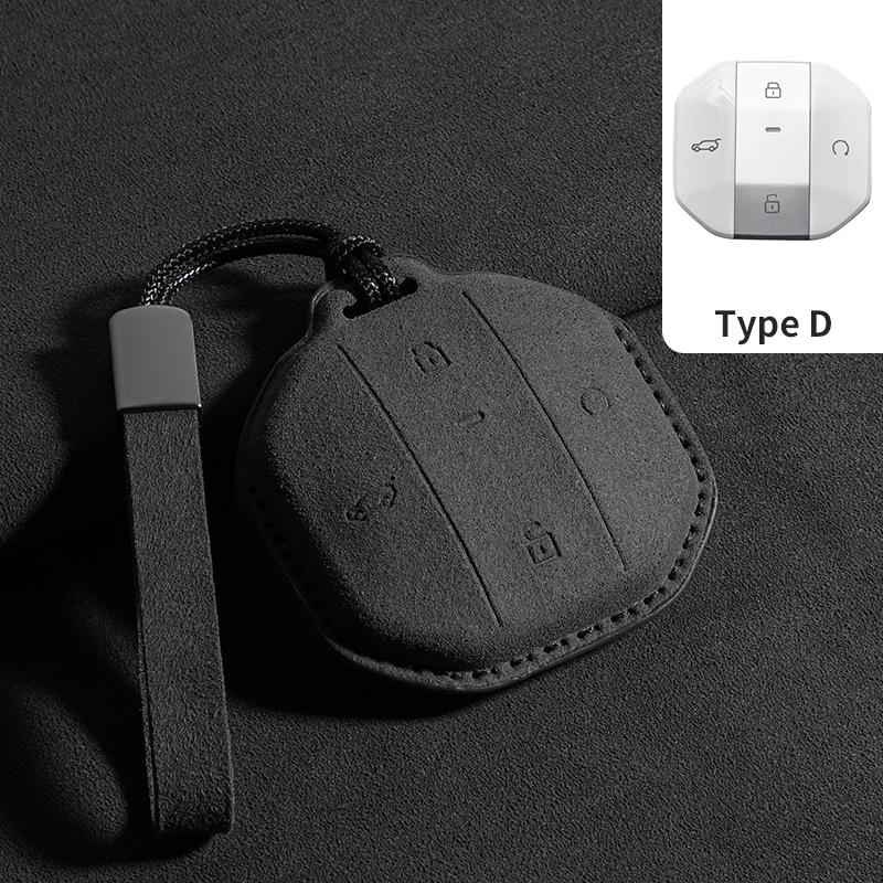 

Car Key Case Cover For Jetour Freer Freedom T2 Freer Traveller T1 Car Remote Series Keychain Suede Holder Shell Accessories