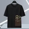 10XL12XL Plus Size Sommer Herren T-Shirt Kurzarm Lose Große Größe Bedruckt Rundhals Kurzarm