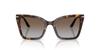 Sunglasses for Shiny Grey Gradient Lens 0EA4273BU Women. Frame Havana. Lens Brown. Width 53mm.