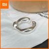 925 Sterling Silver Rings For Women Retro Vintage Star Moon Shape Trendy Fashion Adjustable Exquisite Jewelry Gift