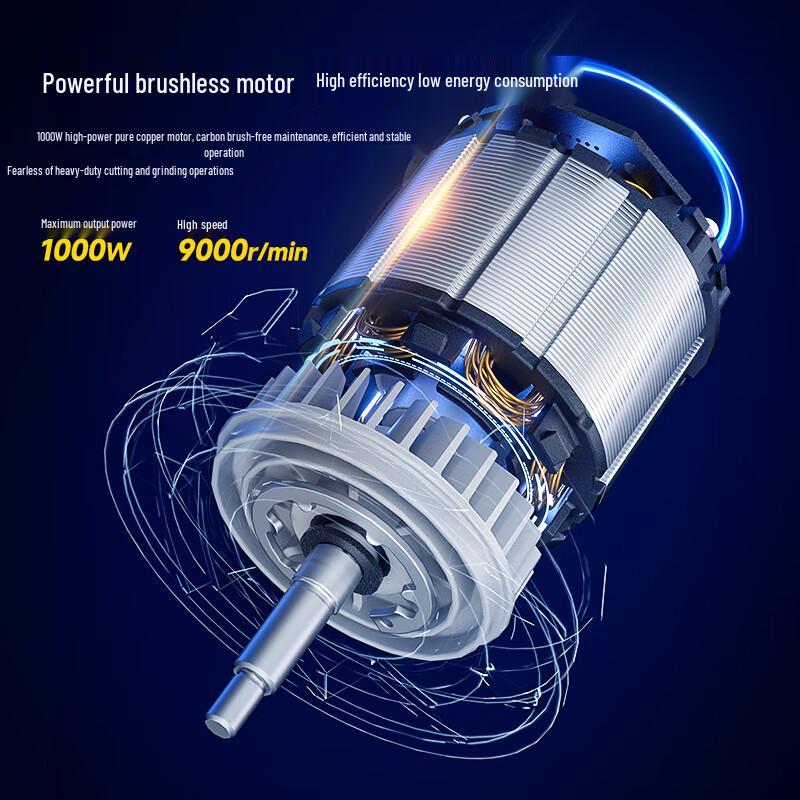Dongcheng 20V Brushless Cordless Angle Grinder CN Plug (adapter Included)